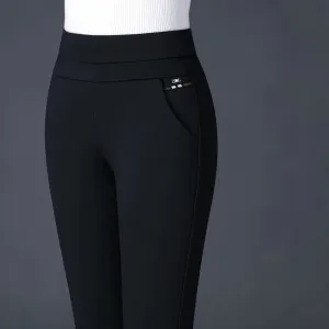 Bethany | Women's Slim Fit High-Stretch Trousers | High-Waisted