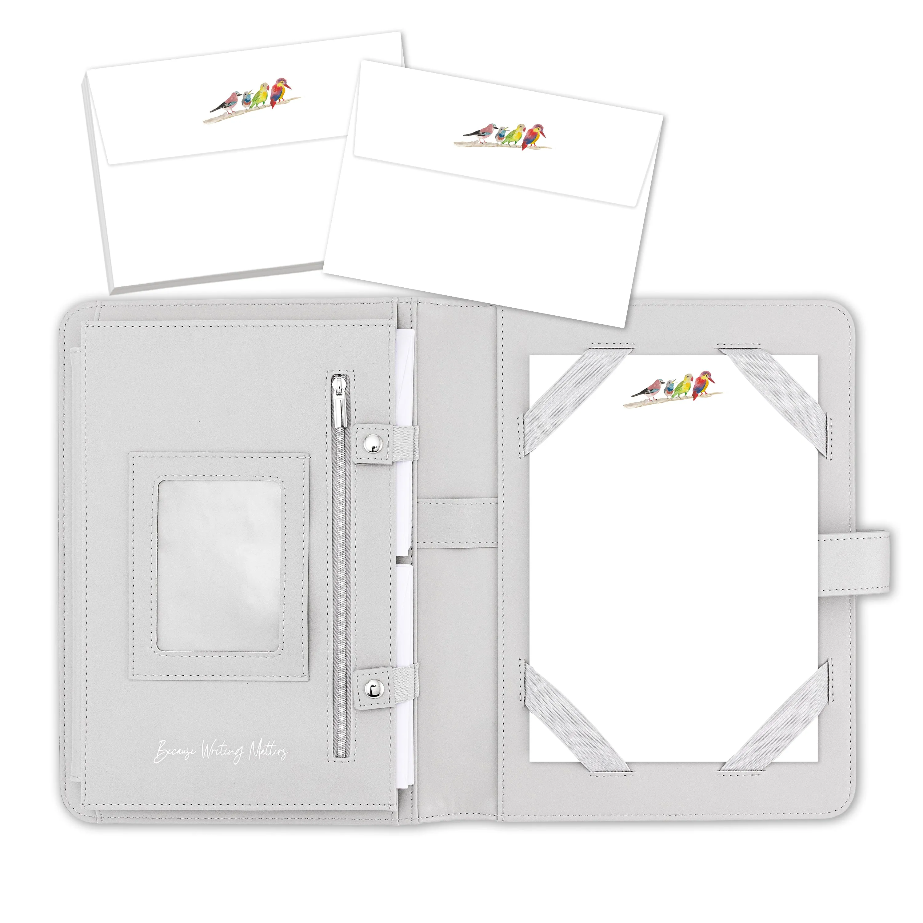 Birds Letter Writing Set with Organiser