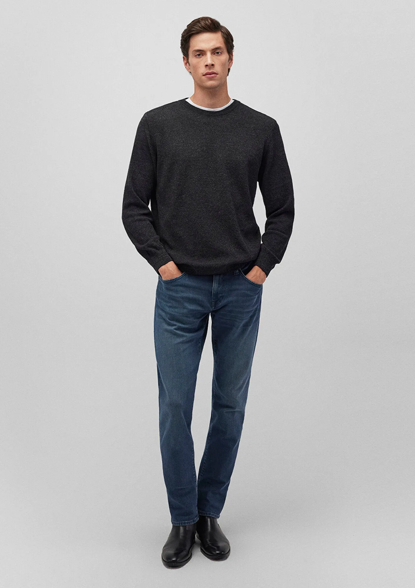 Black Basic Sweater