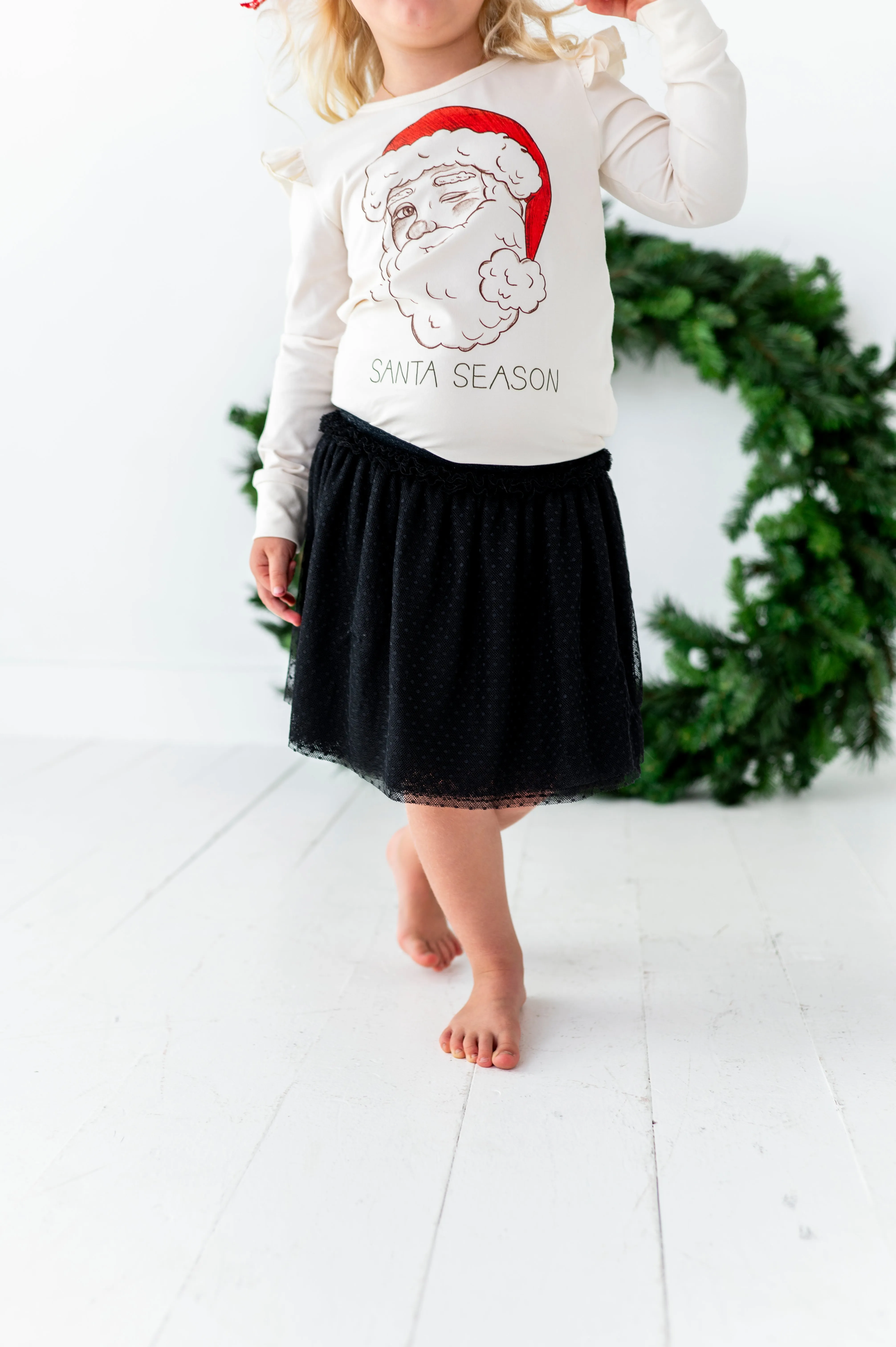 Black | Dottie Tulle Skort