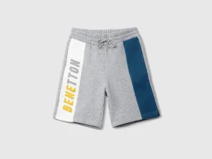 Boys Knitted Logo Shorts
