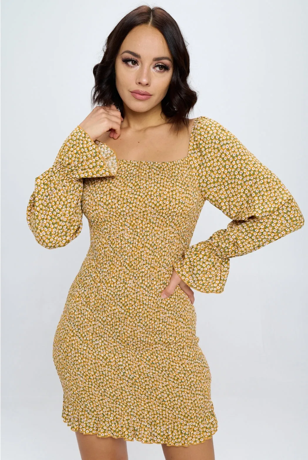 Brisa dress MUSTARD