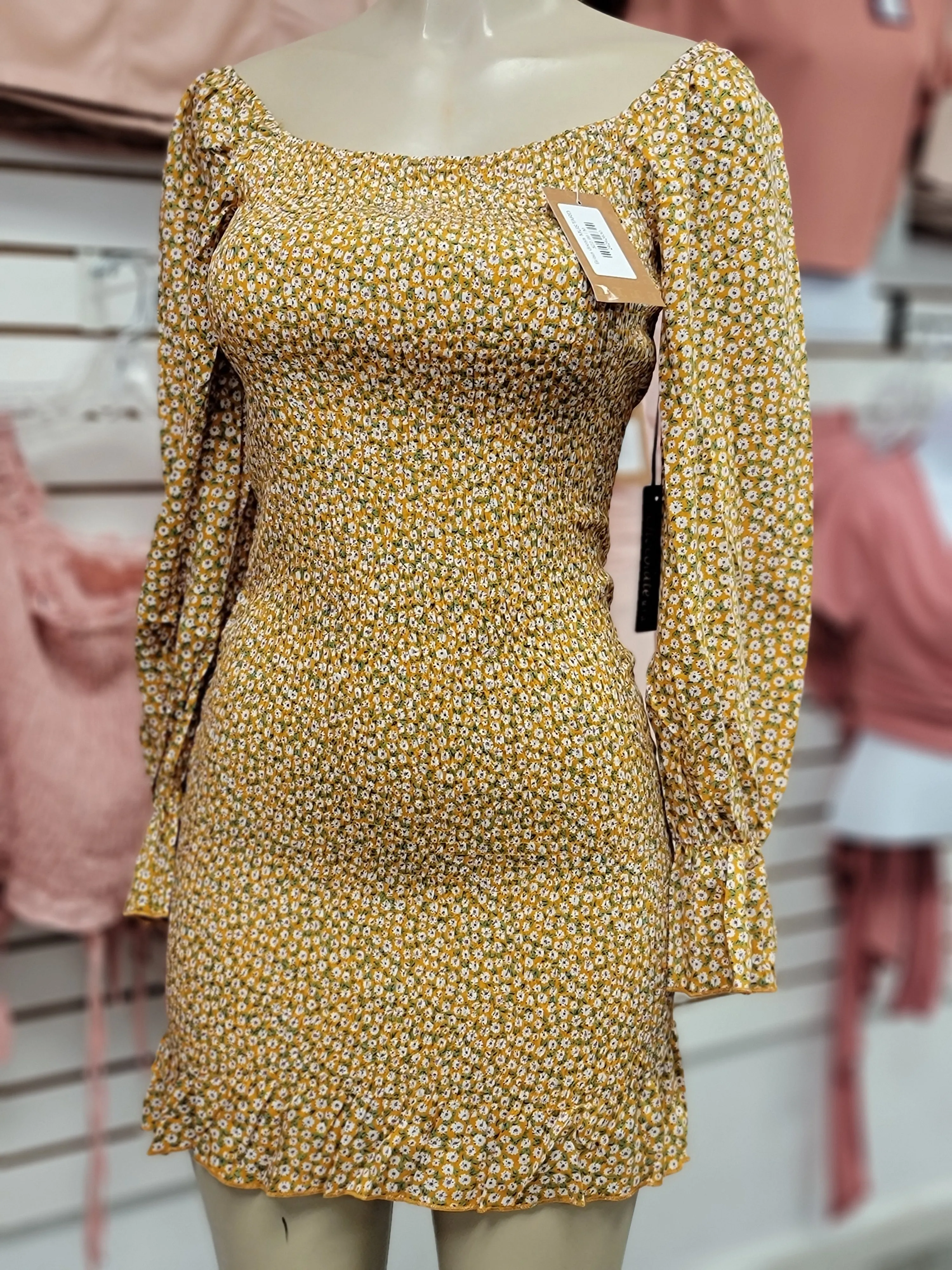 Brisa dress MUSTARD