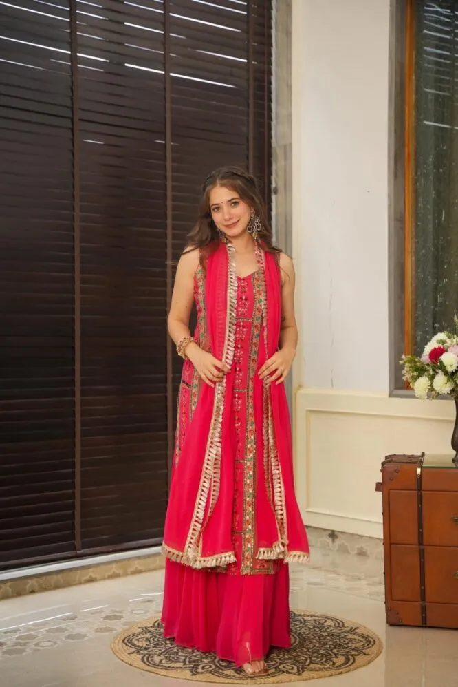 Chitra bright kurta-palazzo set
