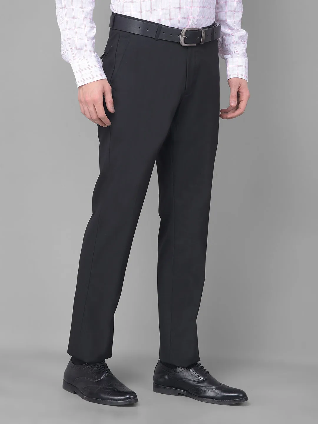 COBB BLACK ULTRA FIT FORMAL TROUSER