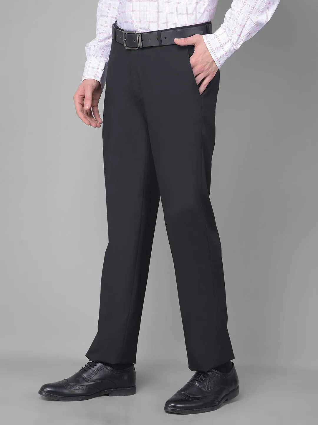 COBB BLACK ULTRA FIT FORMAL TROUSER