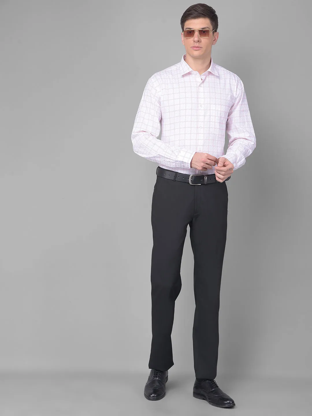 COBB BLACK ULTRA FIT FORMAL TROUSER