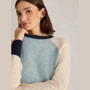 Colourblock Nep Blue Jumper