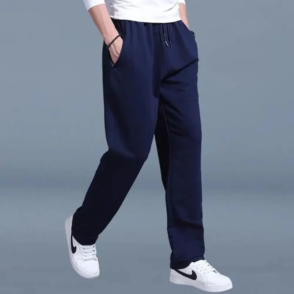 Comfortable Loose Fit Jogging Pants for Men with Drawstring