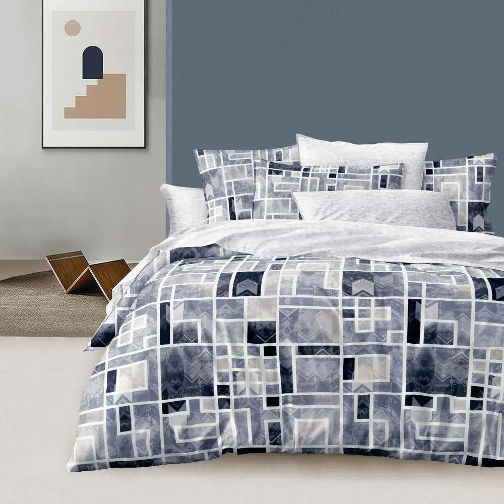 Comfy Lux Printed 988TC | Fitted Sheet Set - Maxi