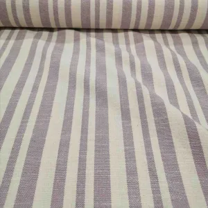 Cotton, Lilac & Natural Stripe by Ruby Star