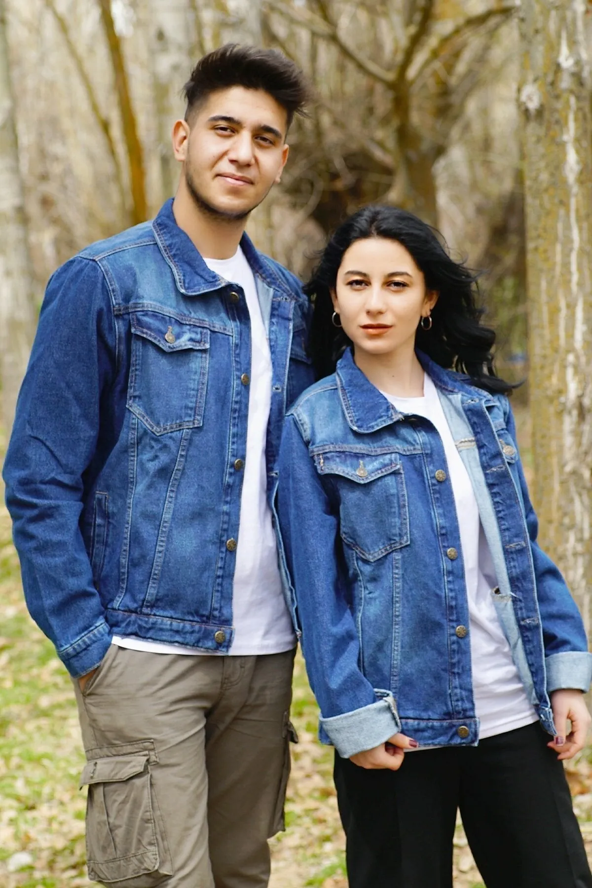 Couple Denim Jacket Blue