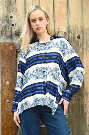 Cross Of Power Shirt - Blue Multi