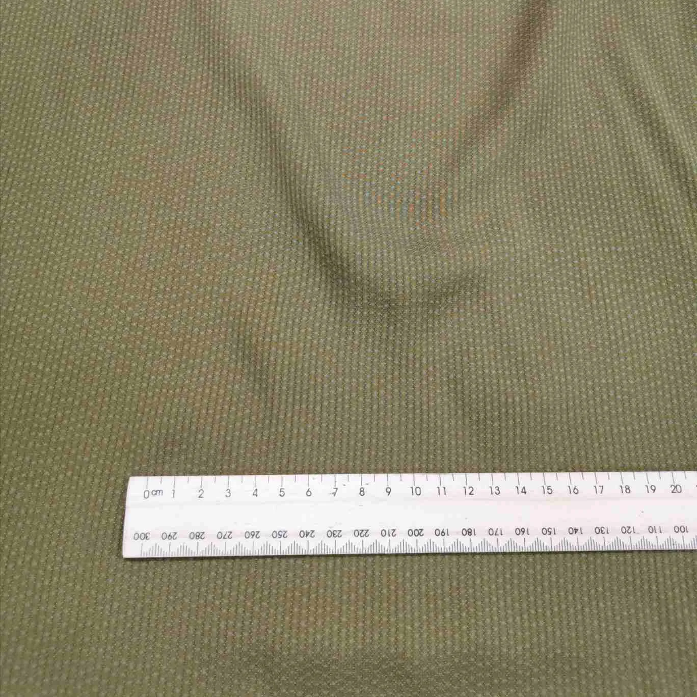 Cupro Self Stripe, Olive