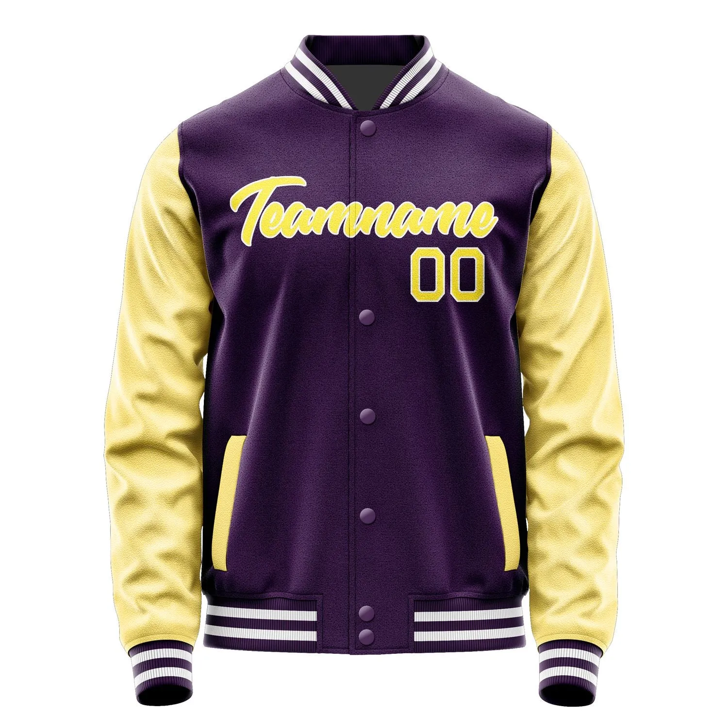 Custom Purple Light Yellow Jacket