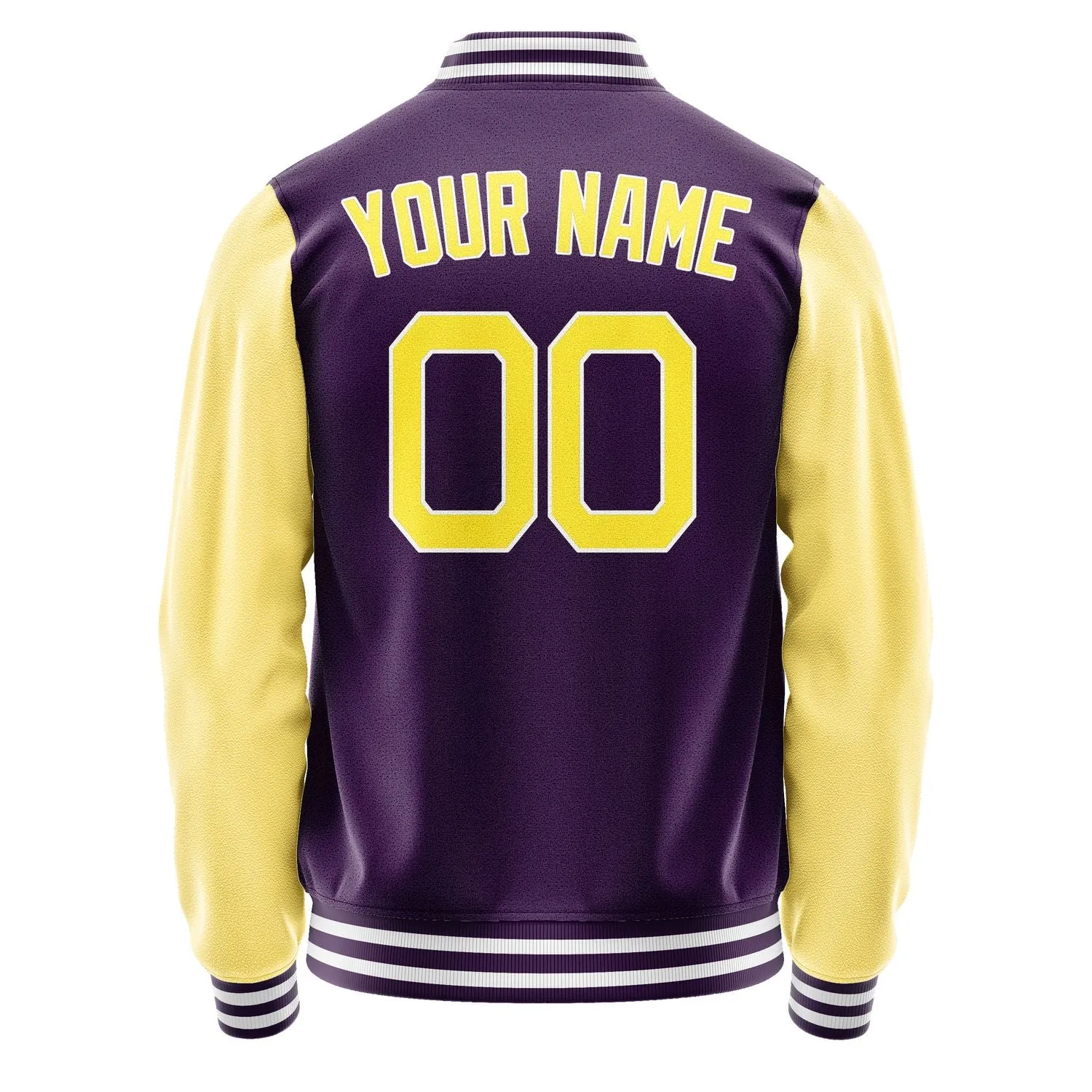 Custom Purple Light Yellow Jacket