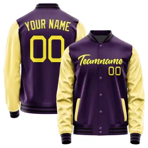 Custom Purple Light Yellow Jacket