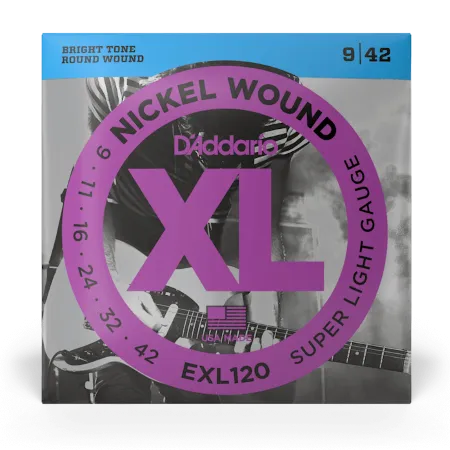 D'Addario (EXL120) 09 - 42 Electric Guitar Strings