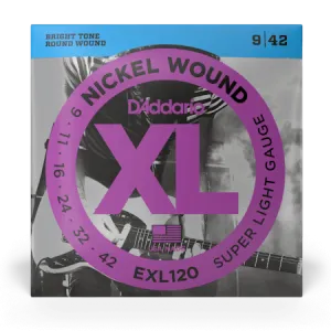 D'Addario (EXL120) 09 - 42 Electric Guitar Strings