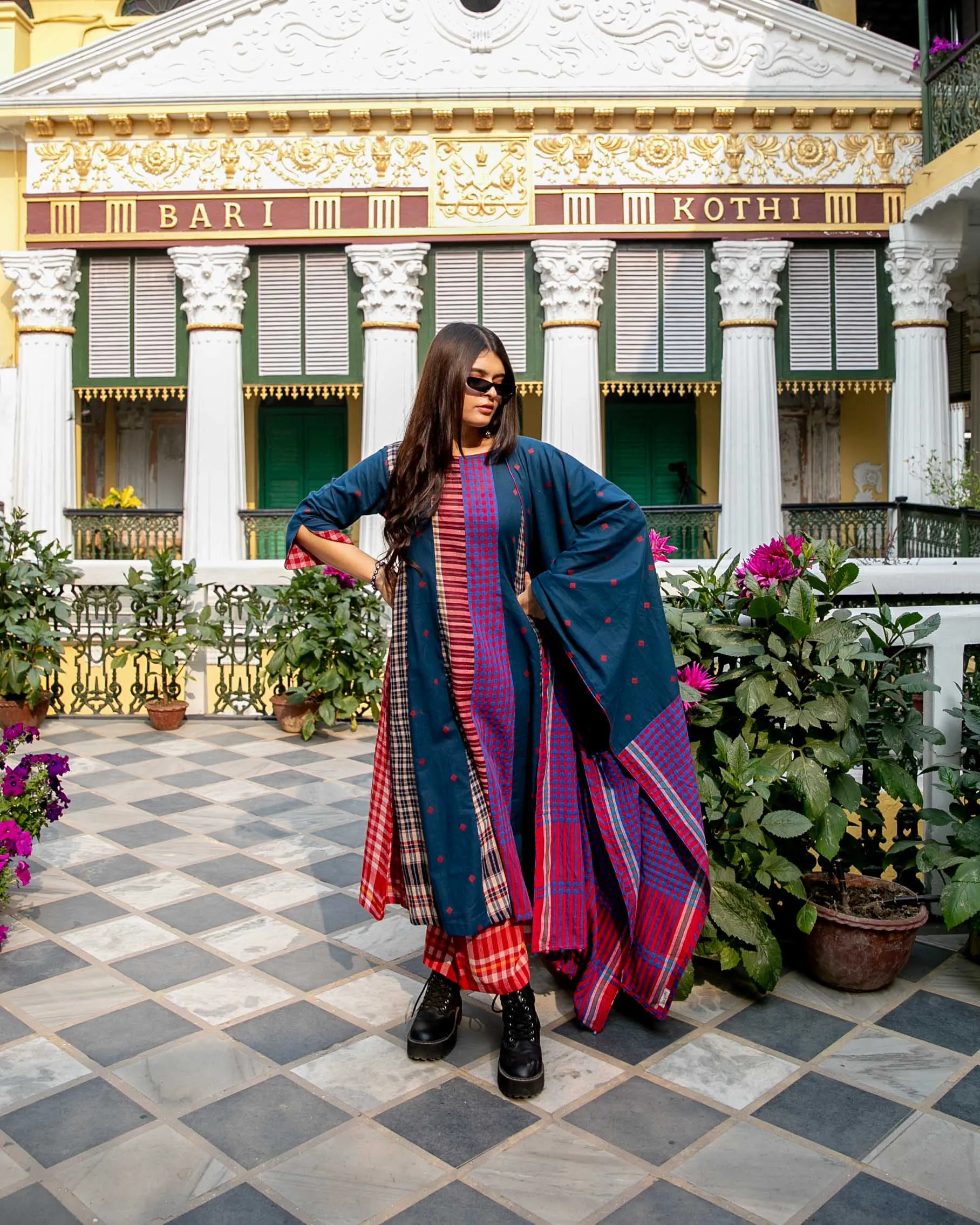 Deep Sea - Dupatta Set