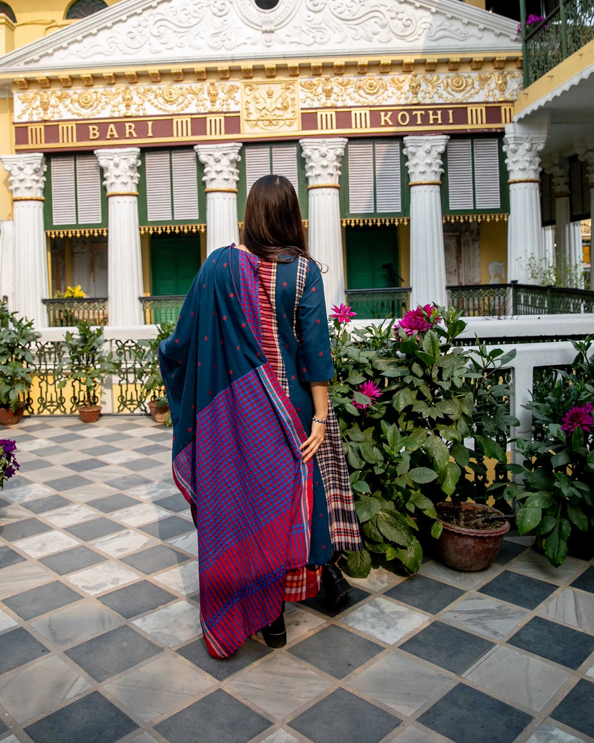 Deep Sea - Dupatta Set