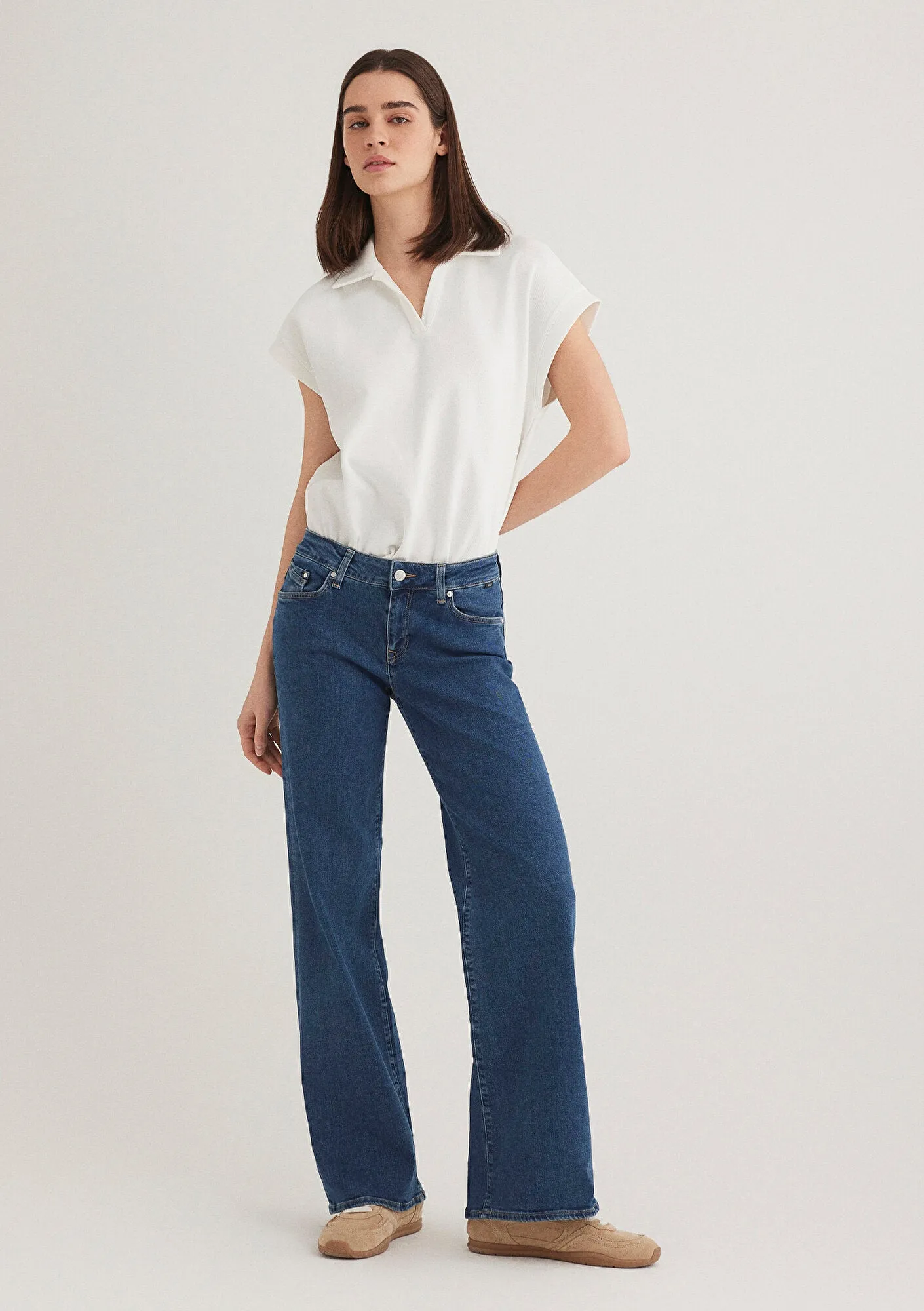 Deli Dolu Dark Stretch Jean Pants