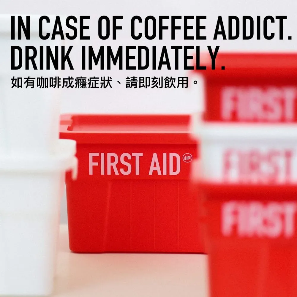 Dripo First Aid Box with Instant Black Coffee (80 Sticks / Box)