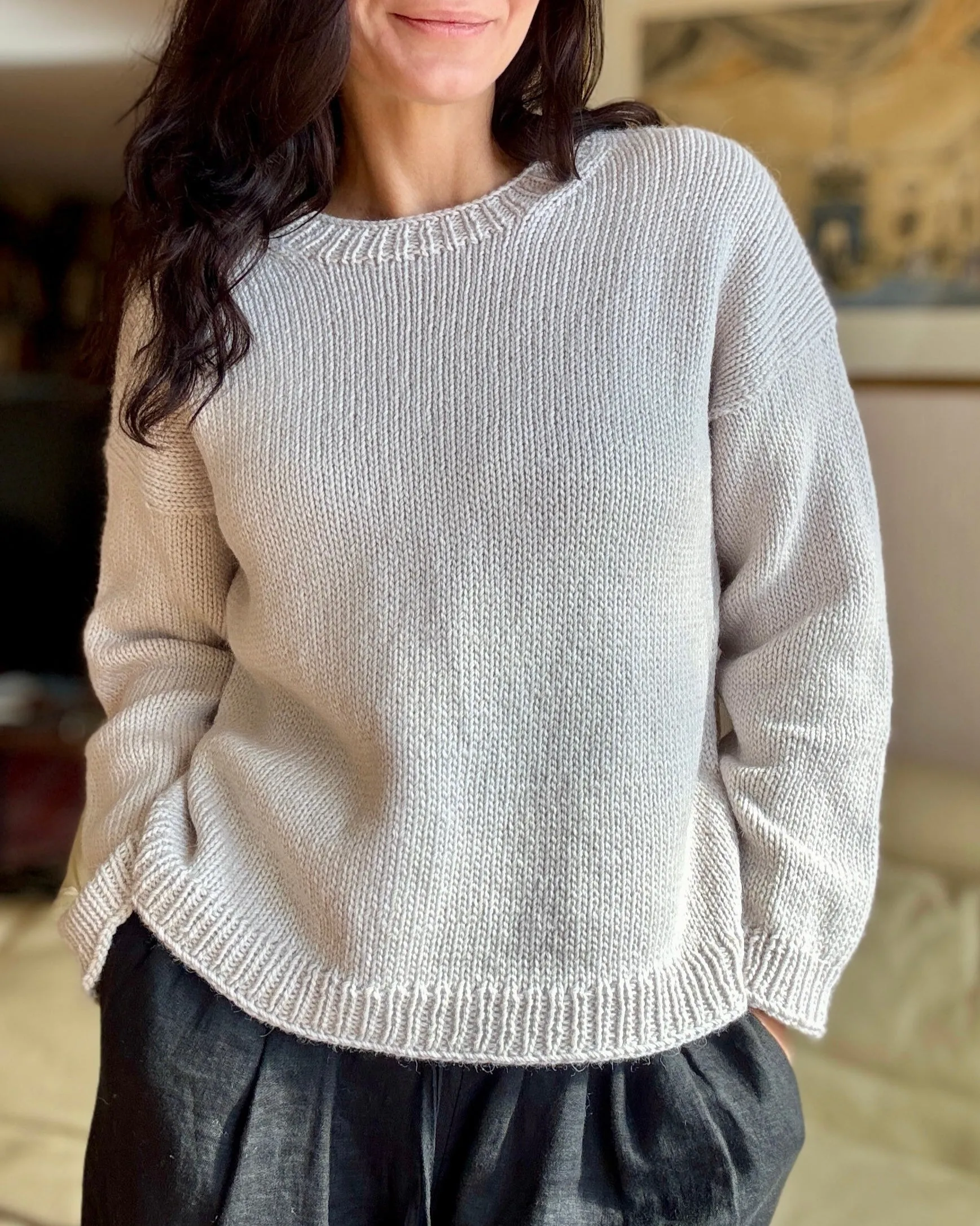 Drop in Dream Sweater knitting pattern