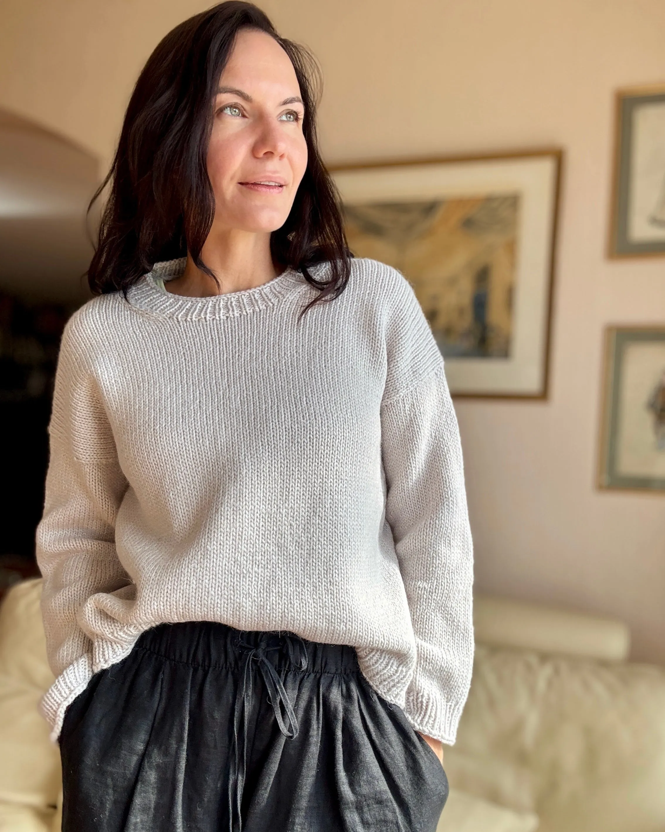 Drop in Dream Sweater knitting pattern