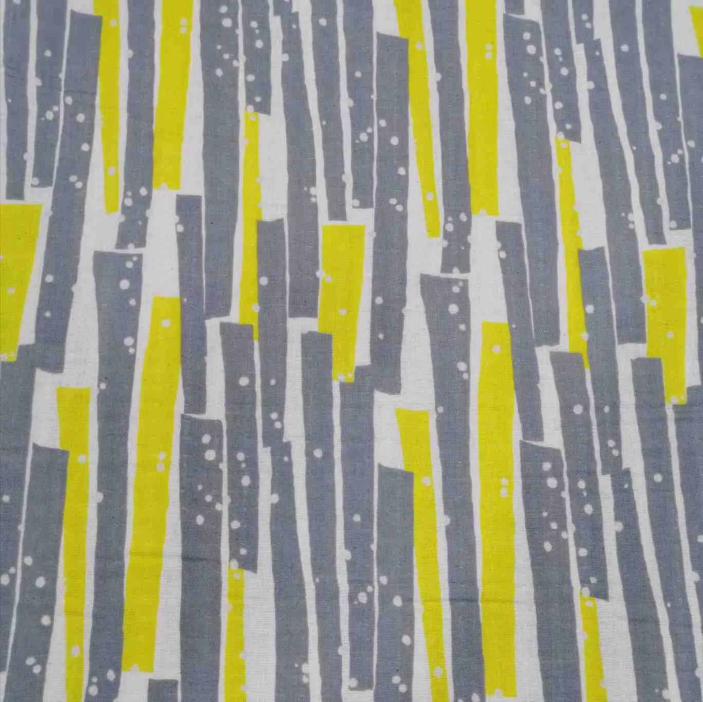 Echino Kokka Cotton Double Gauze, Tansen Citron