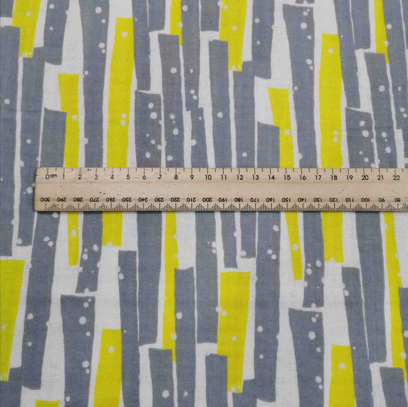 Echino Kokka Cotton Double Gauze, Tansen Citron