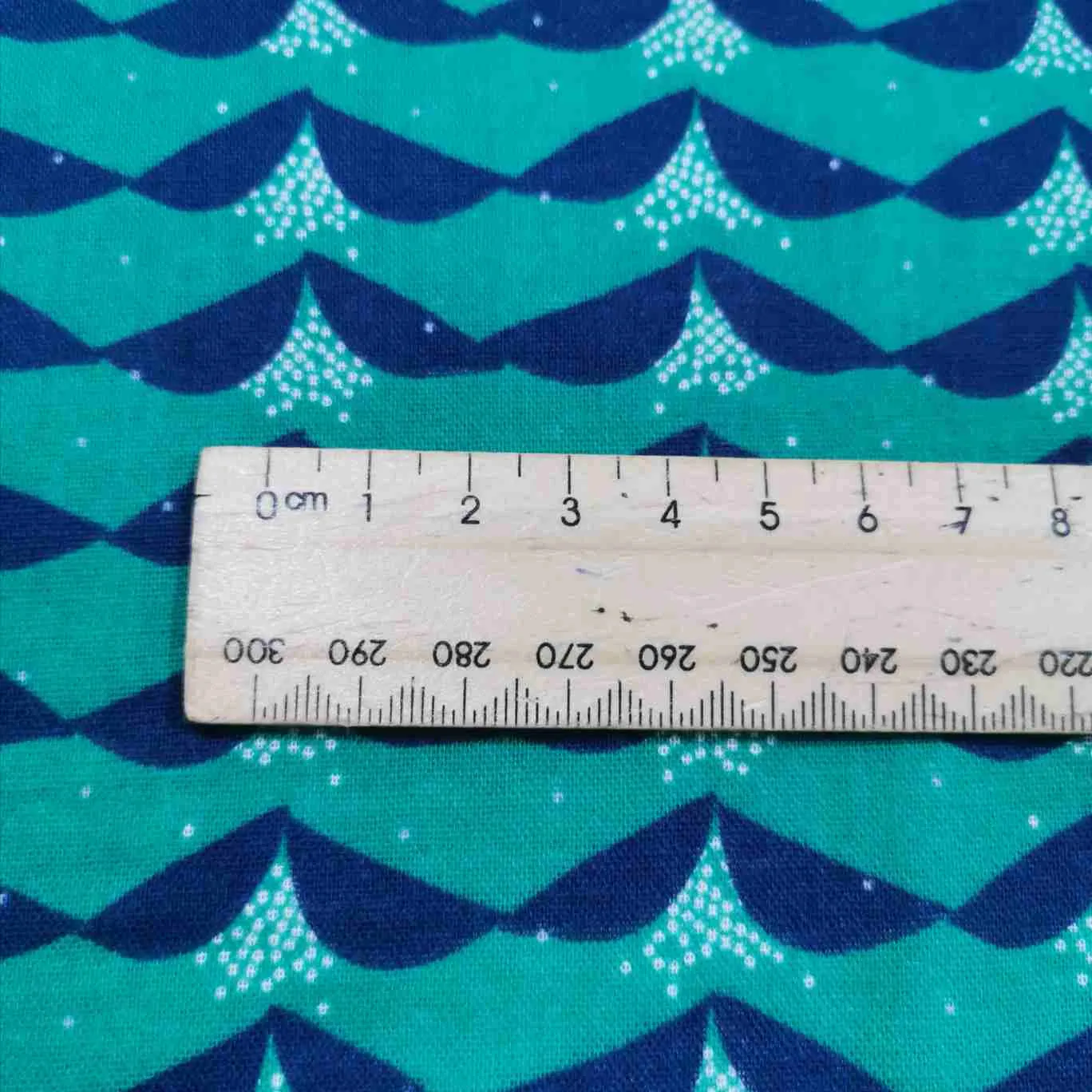 Echino Kokka Cotton Double Gauze, Tsubomi Green