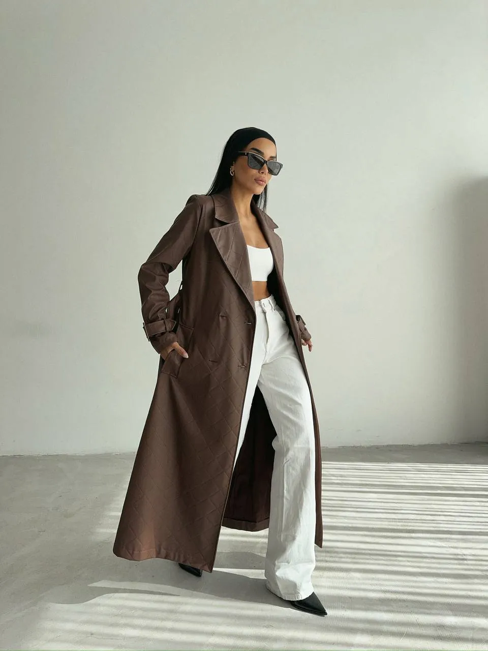 Eclipse Luxe Coat - Brown