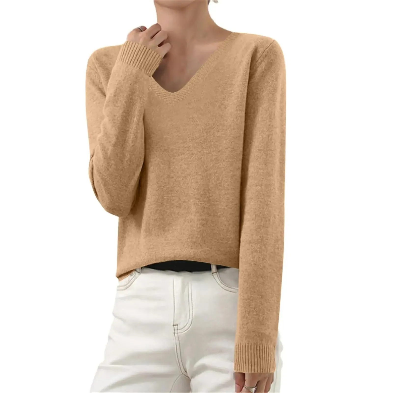 Elegant Cashmere Pullover for Women