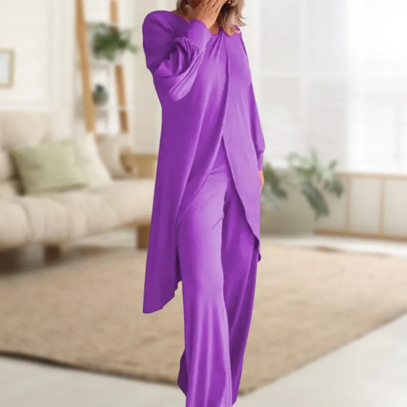 ELIANA™ | COMFORTABLE WOMEN'S TOP AND PANTS 2-PIECE SET