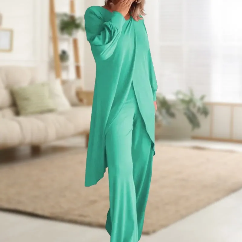 ELIANA™ | COMFORTABLE WOMEN'S TOP AND PANTS 2-PIECE SET