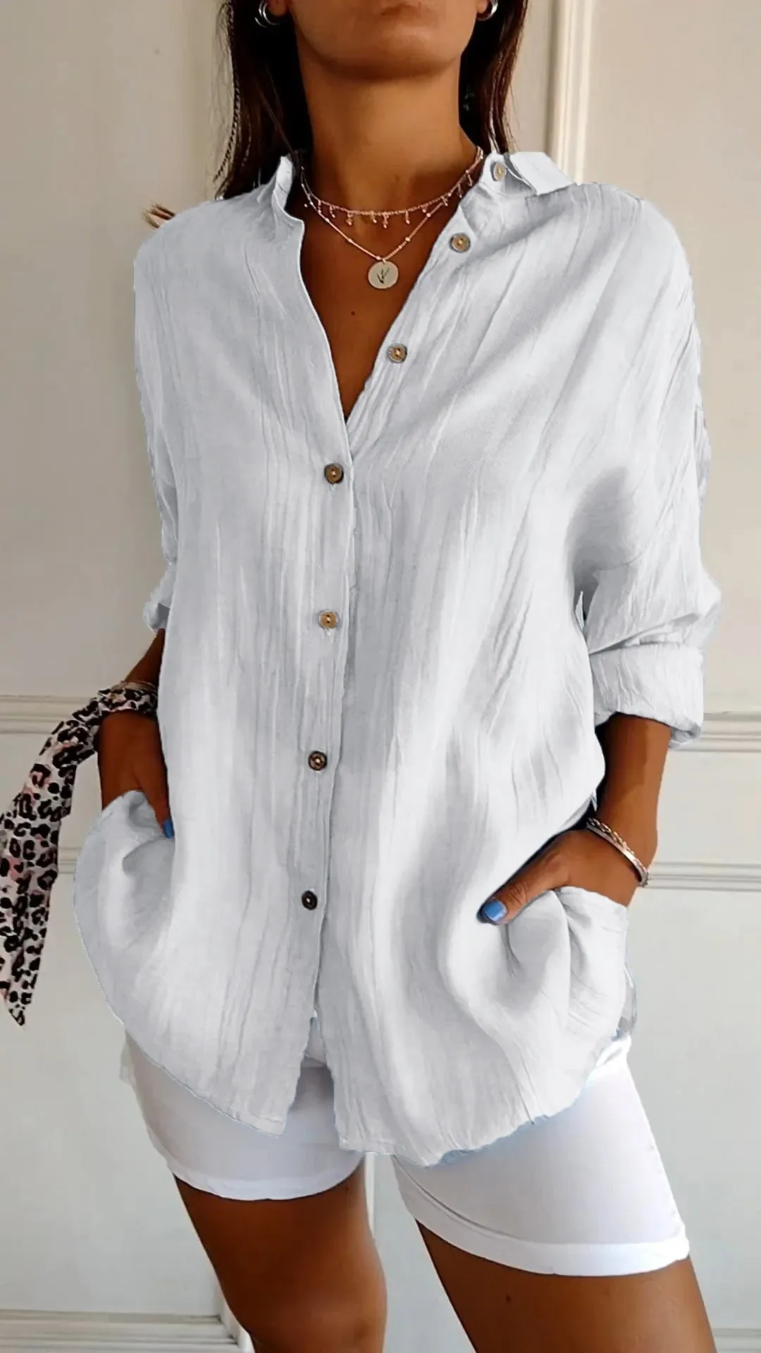 Emily - Elegant Oversized Blouse
