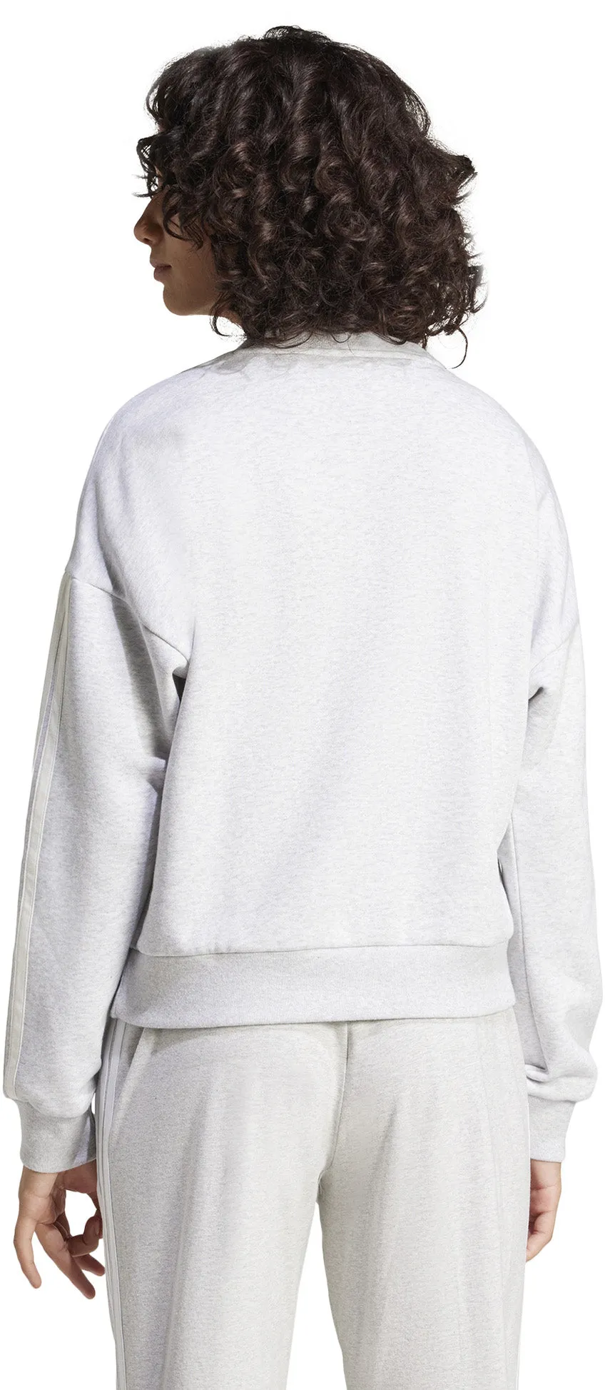 Essentials 3-Stripes Fleece sweater