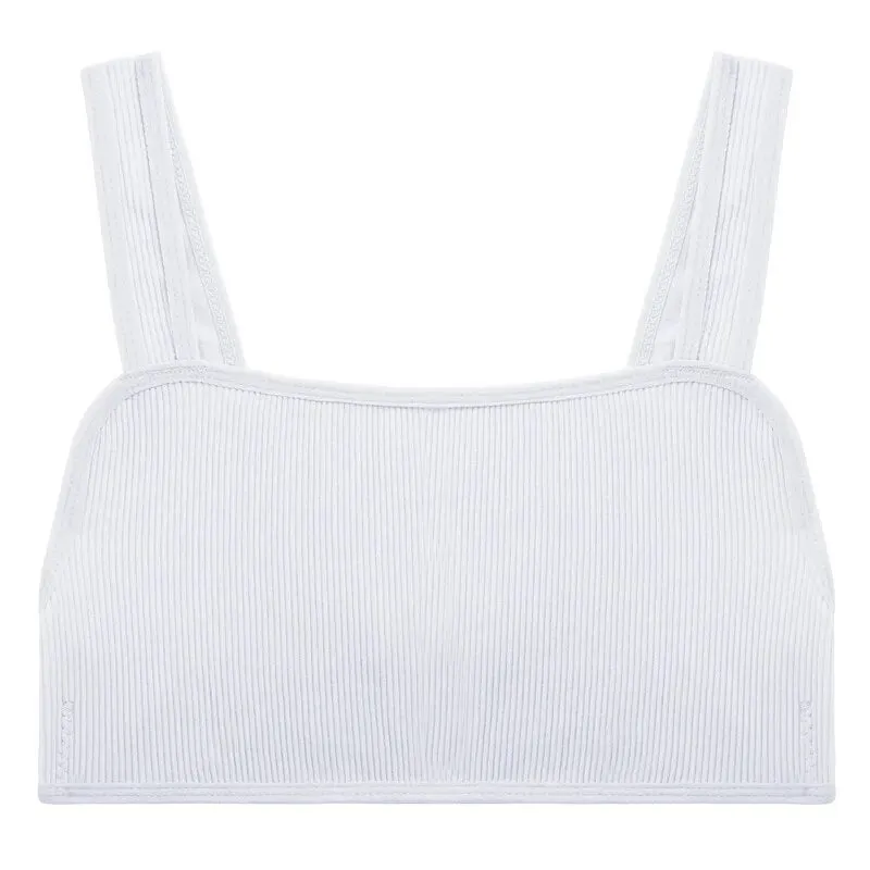FINETOO Women's Seamless Tops: Wide Shoulder Strap Tanks, Bralettes & Camisoles in S - XL