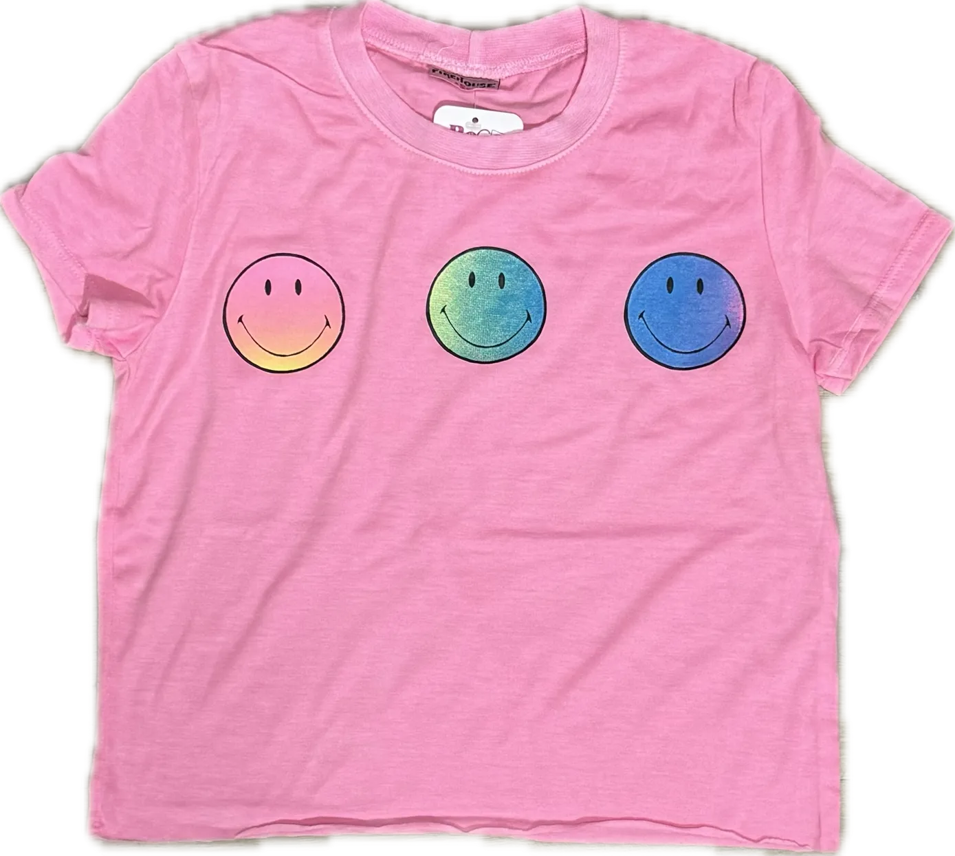 Firehouse- Tri Smiley T-shirt (pink)