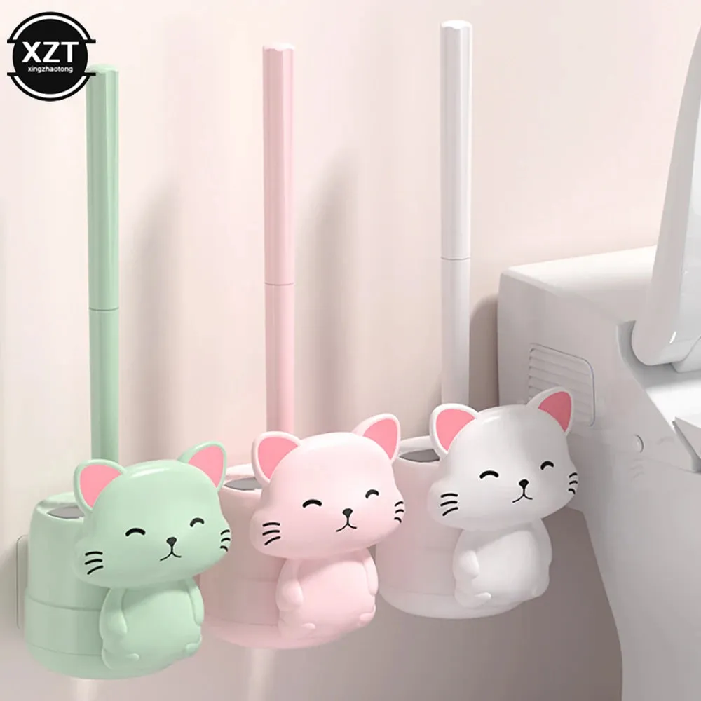 Flexible Long Handle Toilet Brush