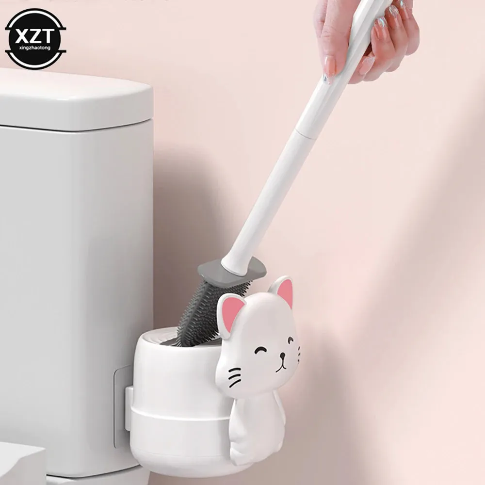 Flexible Long Handle Toilet Brush