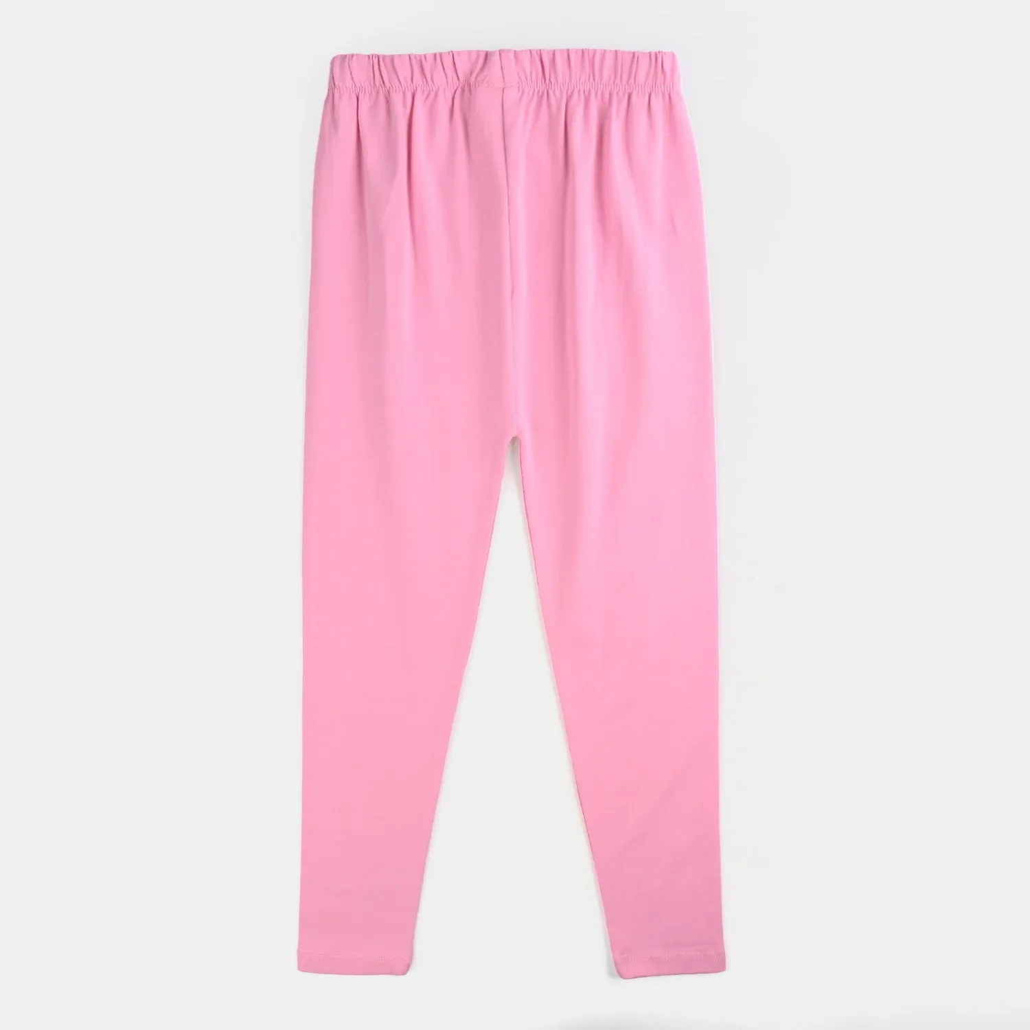Girls Lycra Jersey Tights-Pink