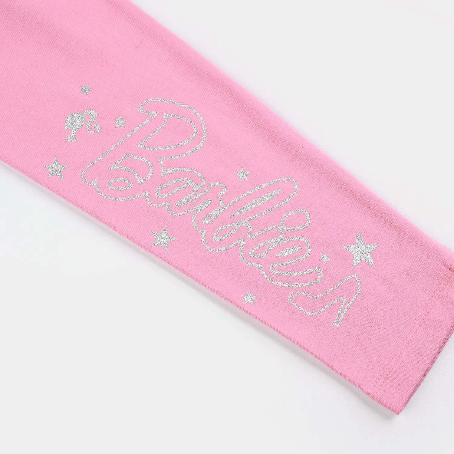 Girls Lycra Jersey Tights-Pink
