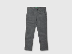 Grey Knit Trousers