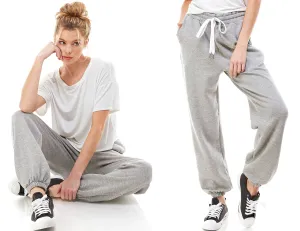 grey sweatpants drake Women's High Waisted Sporty Gym Athletic Fit Jogger Sweatpants and Loose fit Lounge