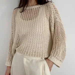 Halcyon Lace sweater knitting pattern