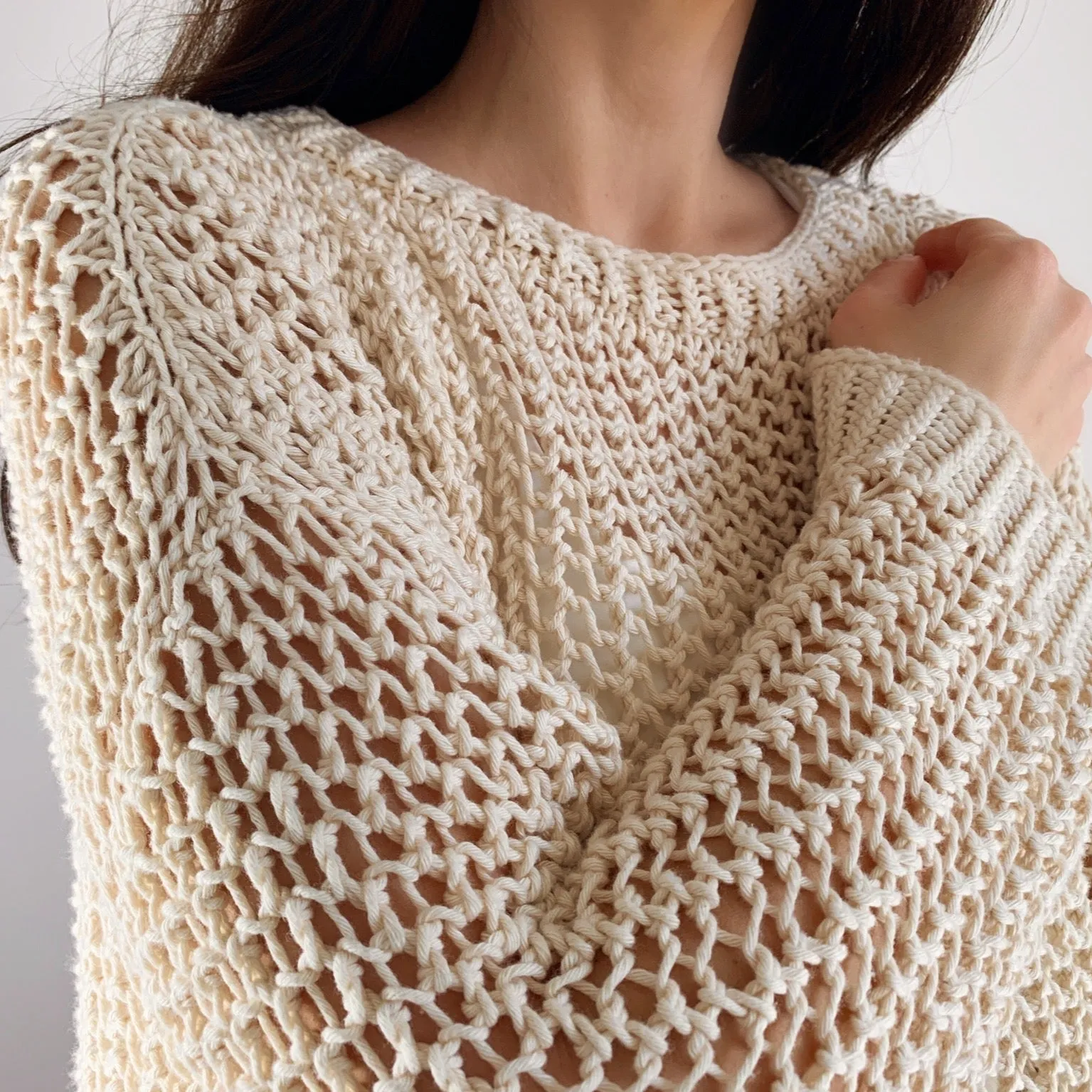 Halcyon Lace sweater knitting pattern