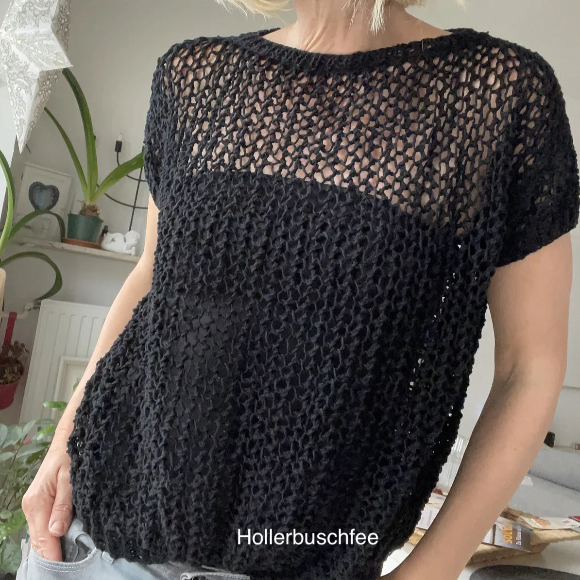 Halcyon Lace sweater knitting pattern