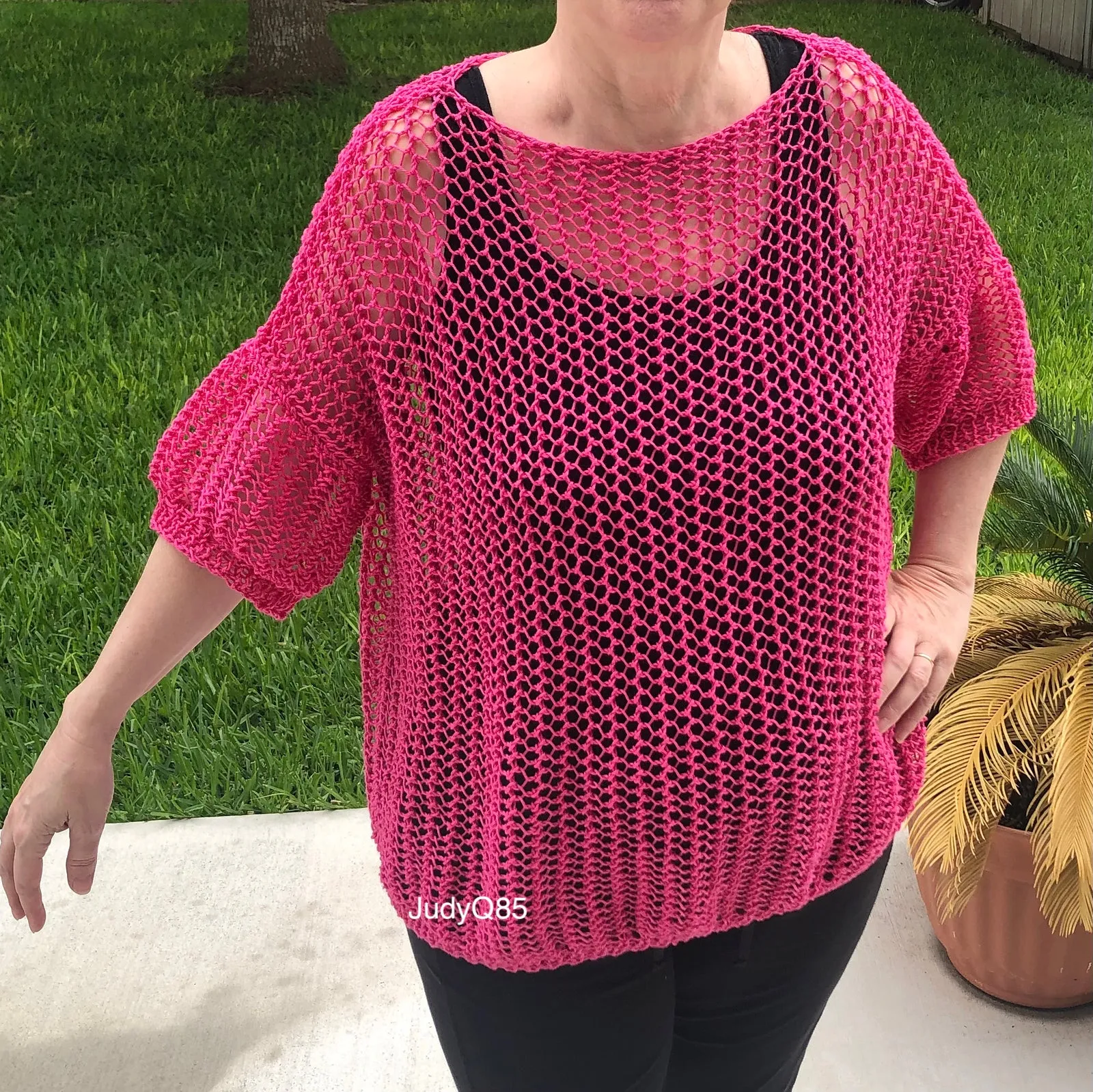Halcyon Lace sweater knitting pattern